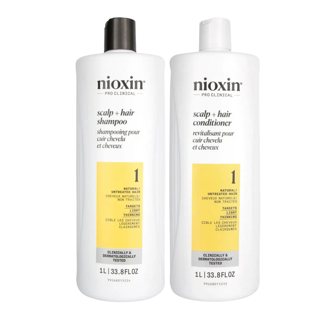 Nioxin - System 1 Shampoo And Conditioner 1000ml Bundle