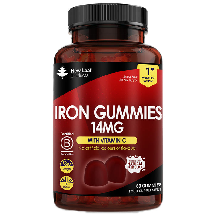 New Leaf - Iron Gummies | 60 Gummies 1 Month Supply