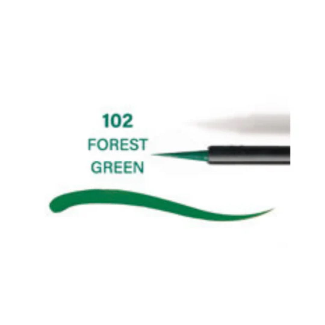 Golden Rose - Flash Liner Colored Eyeliner - 102 Forest Green