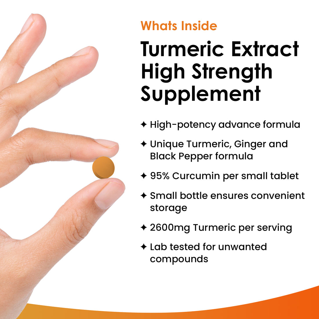New Leaf - Turmeric Tablets 95% Curcumin 6 Months Supply