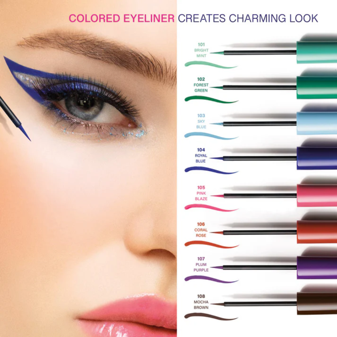 Golden Rose - Flash Liner Colored Eyeliner - 106 Coral Red