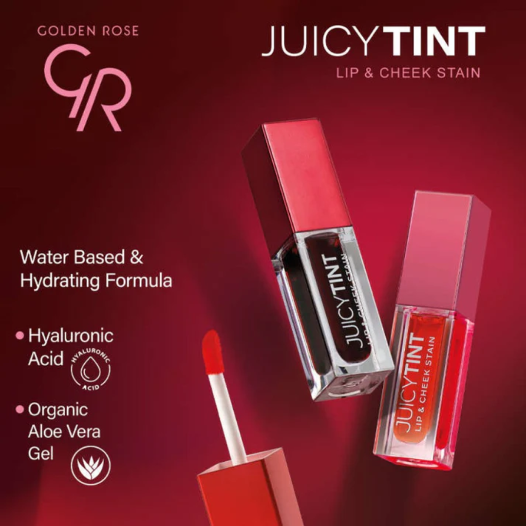 Golden Rose - Juicy Tint Lip & Cheek Stain - 01 Peach Sorbet