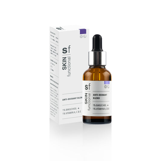 Skin Functional - Anti Oxidant Blend | 1% Bakuchiol + 1% Vitamin A,C,E Oil Serum