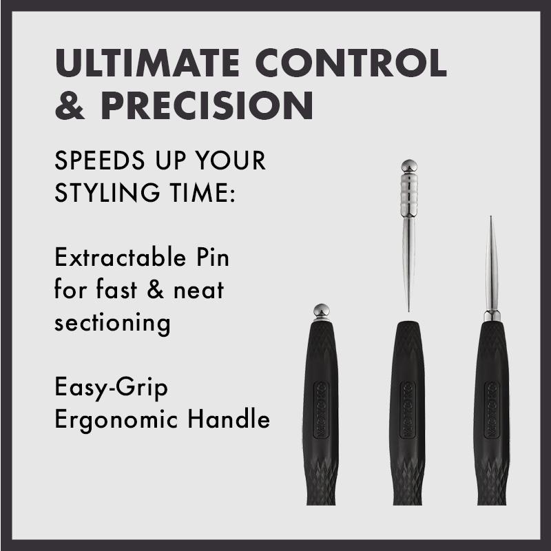 Moyoko - Professional Silver Arch Round Brush - 25mm