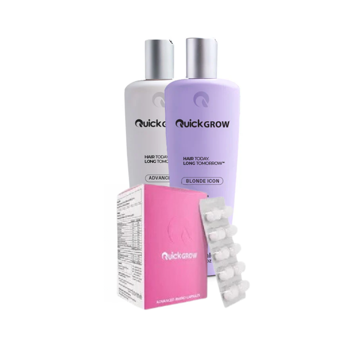 Quick Grow - 500ml Blonde Combo With Capsules
