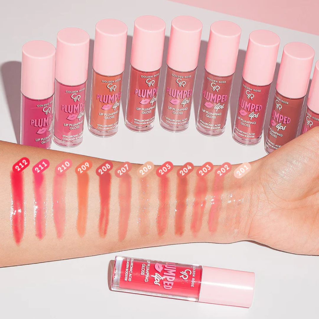 Golden Rose - Plumped Lips-Lip Plumping Gloss - 203
