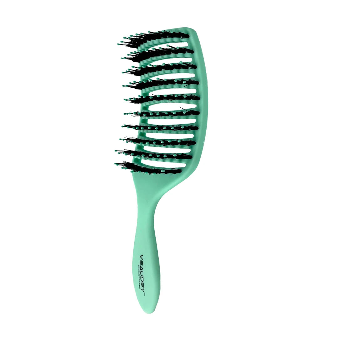 Veaudry - myDetangler Pro - Teal Detangling Brush