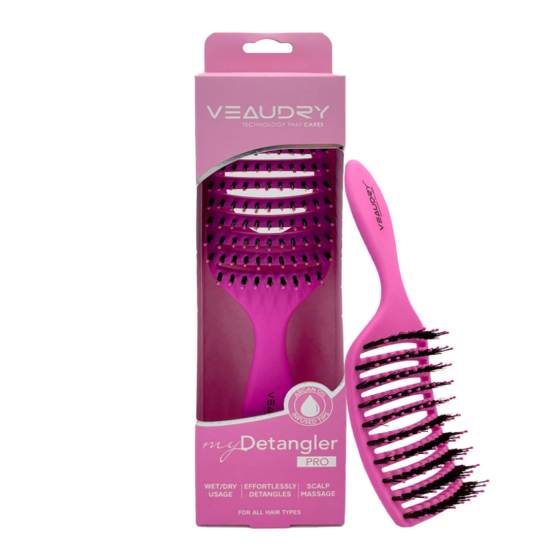 Veaudry - myDetangler Pro - Pink Detangling Brush