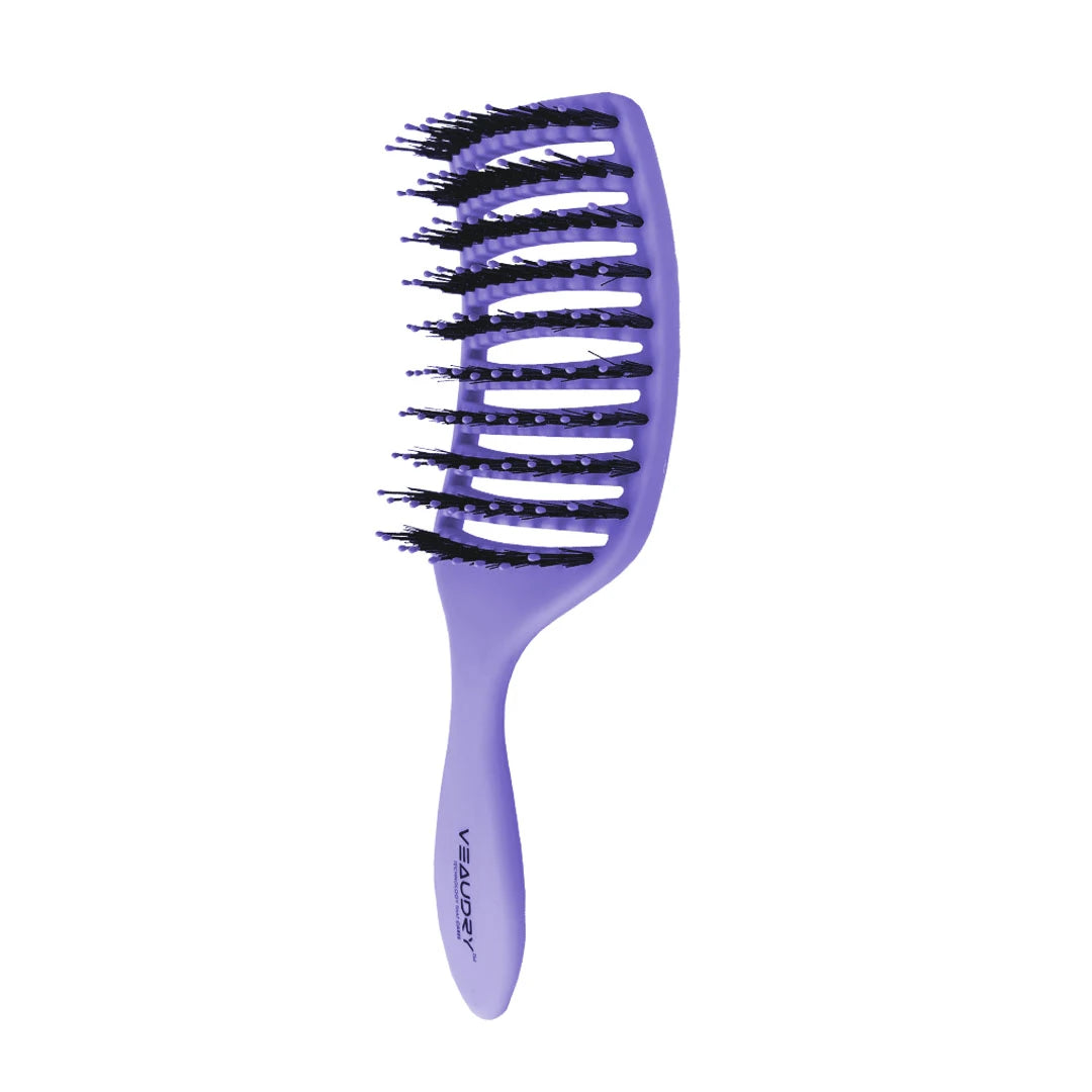 Veaudry - myDetangler Pro - Purple Detangling Brush