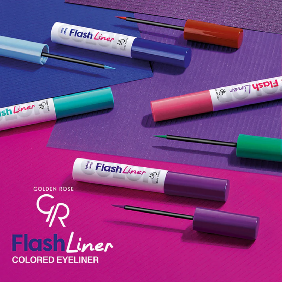Golden Rose - Flash Liner Colored Eyeliner - 106 Coral Red