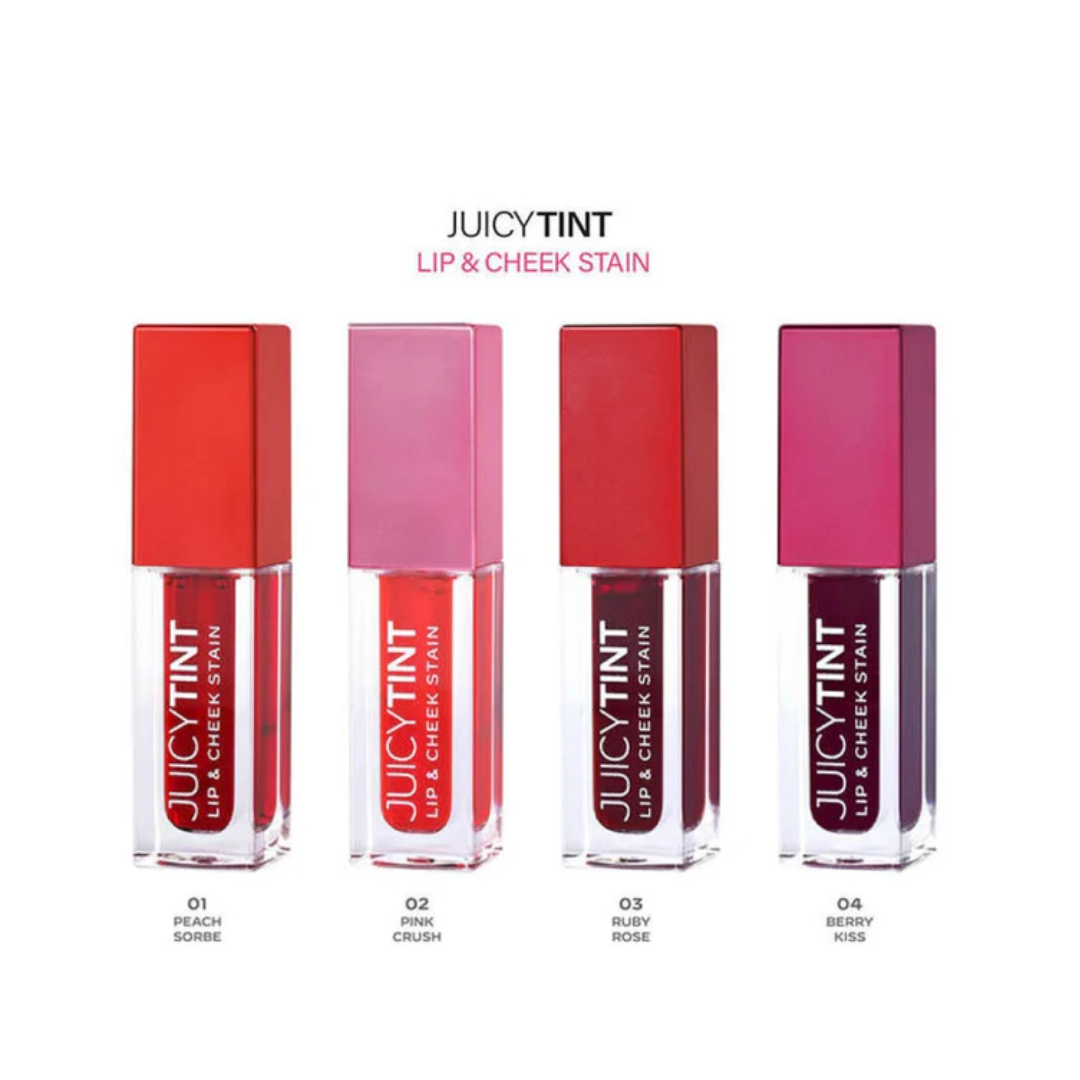 Golden Rose - Juicy Tint Lip & Cheek Stain - 01 Peach Sorbet