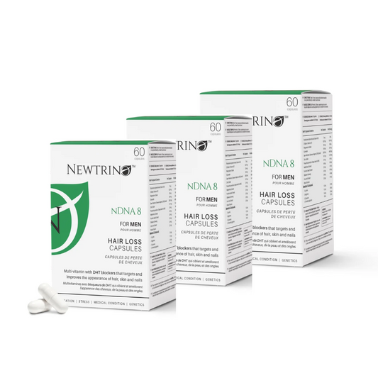 Newtrino nDNA 8 Hair Loss Capsules 3 Months Supply - For Men