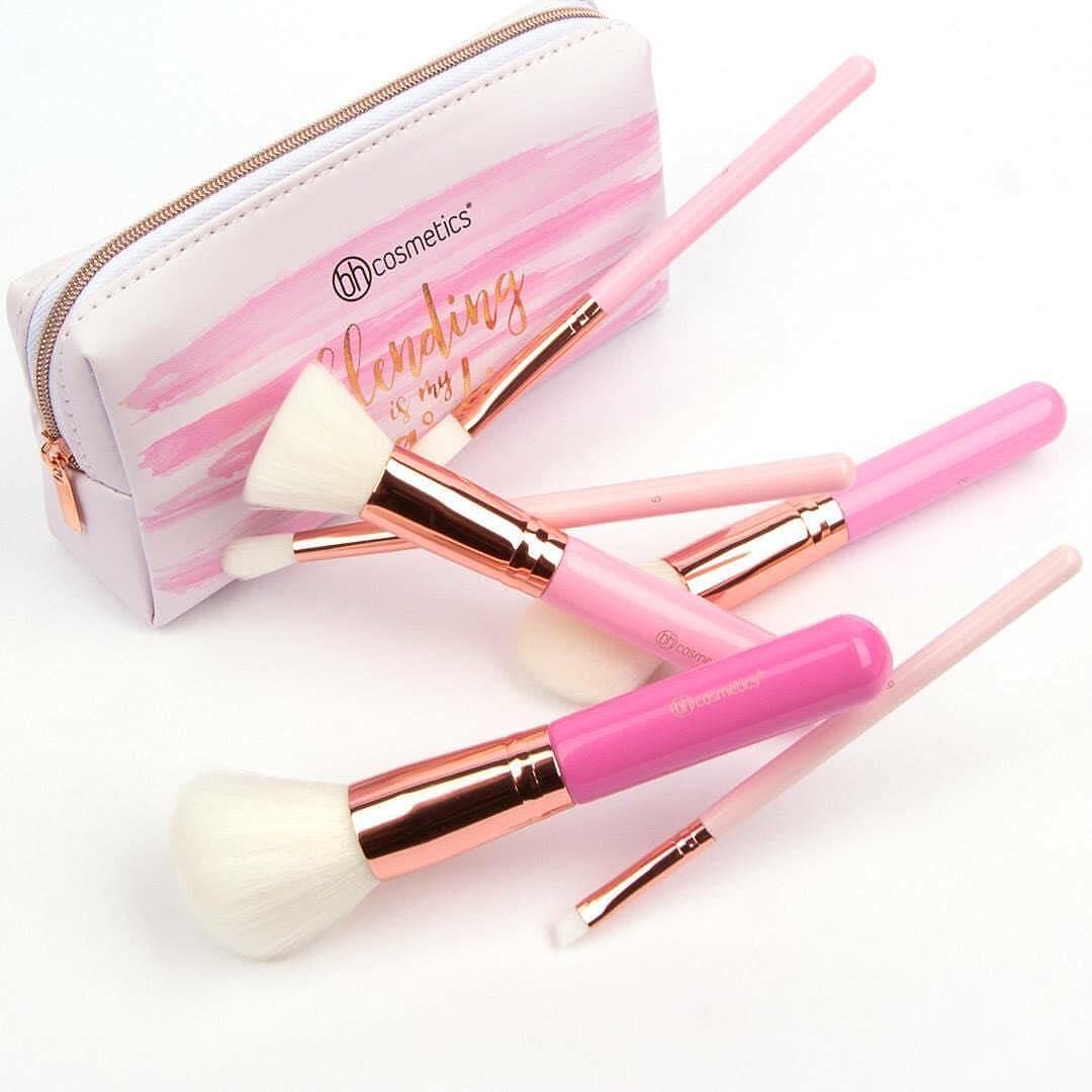 BH Cosmetics - Mini Pink Perfection - 6 Piece Brush Set