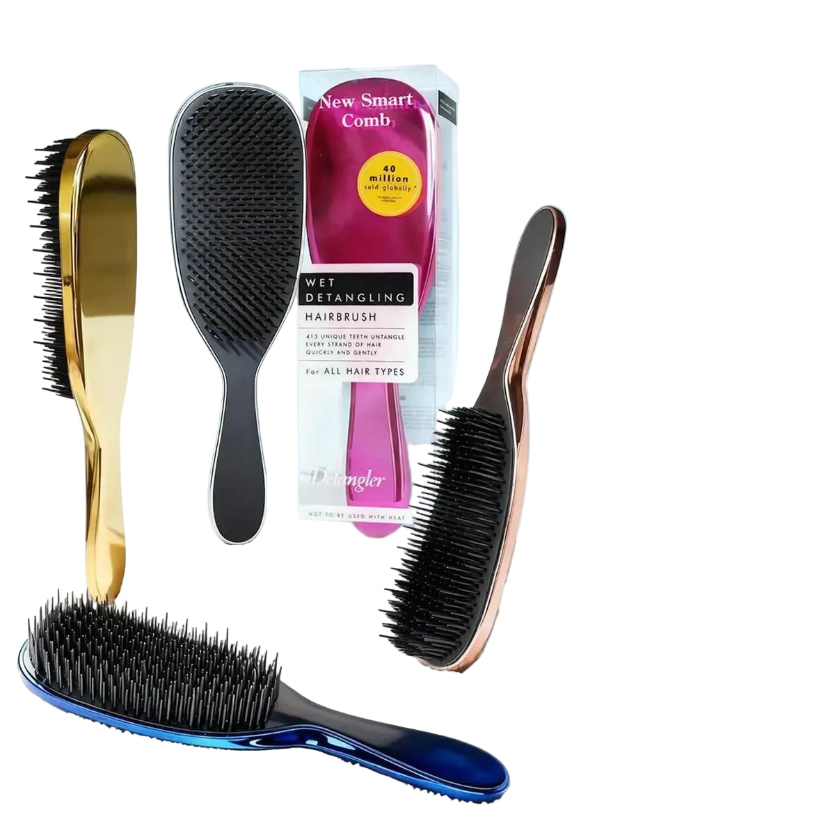 KolorzOnline - Ultimate Detangler Brush For Wet & Dry Hair (1pc)