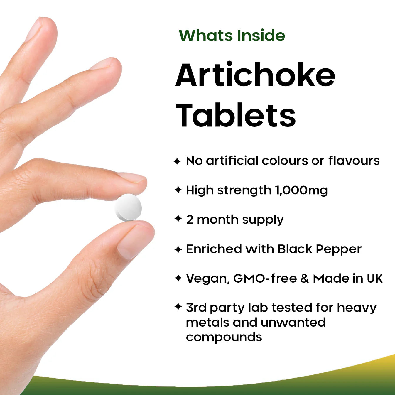 New Leaf - Artichoke Extract 1000mg - 2 Months Supply