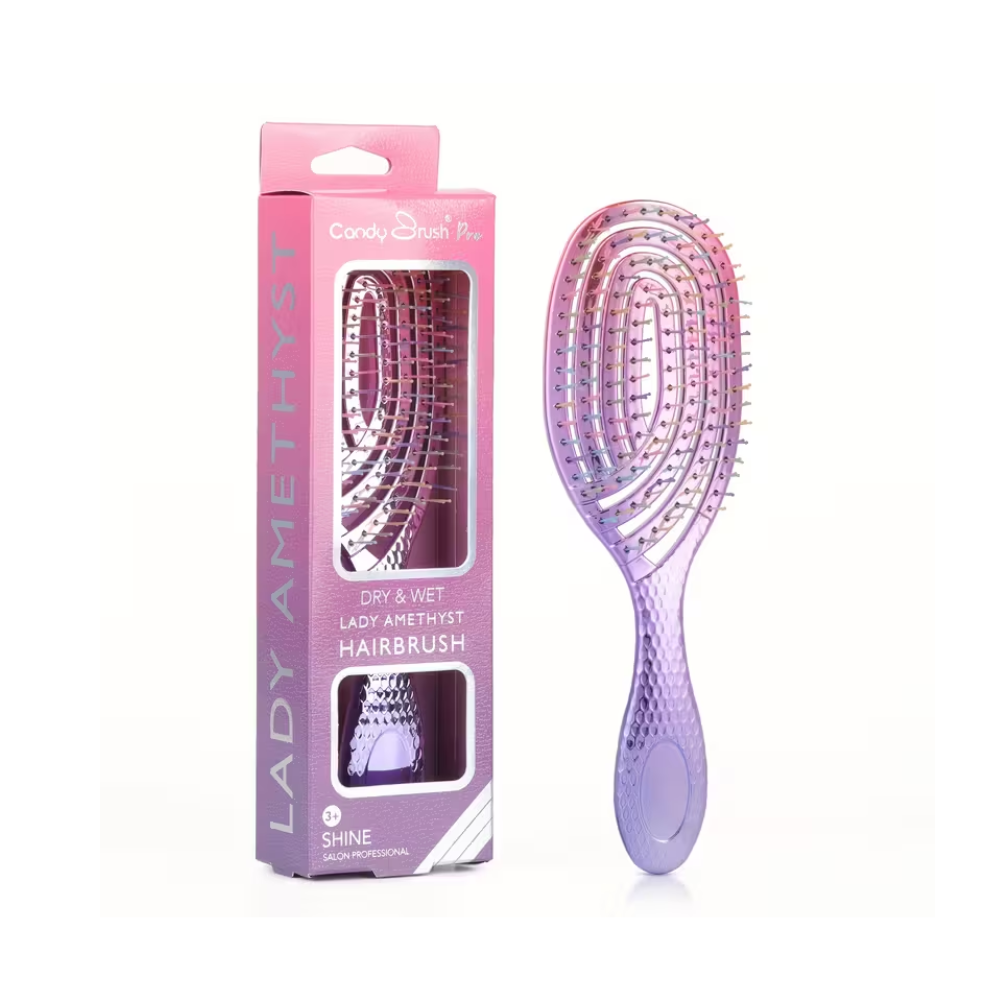 Candy Brush Pro - Romantic Amethyst Detangling Brush