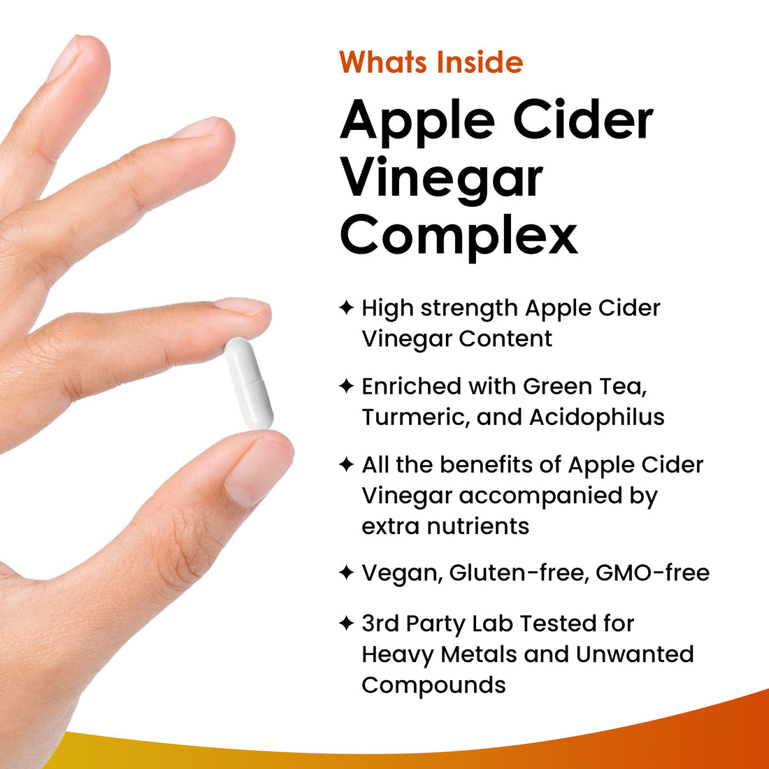 New Leaf - Apple Cider Vinegar Complex Capsules 2 Months Supply
