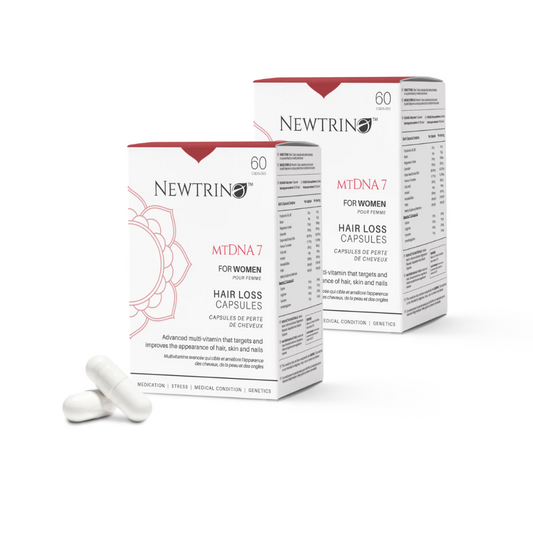Newtrino mtDNA 7 Hair Loss Capsules 2 Months Supply - for Women