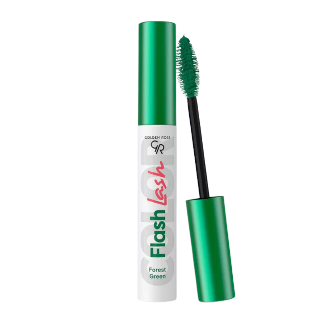Golden Rose - Flash Lash And Liner Duo - Forest Green