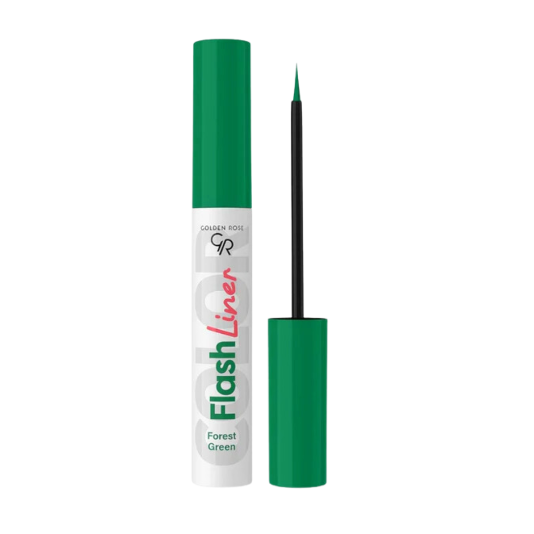 Golden Rose - Flash Lash And Liner Duo - Forest Green