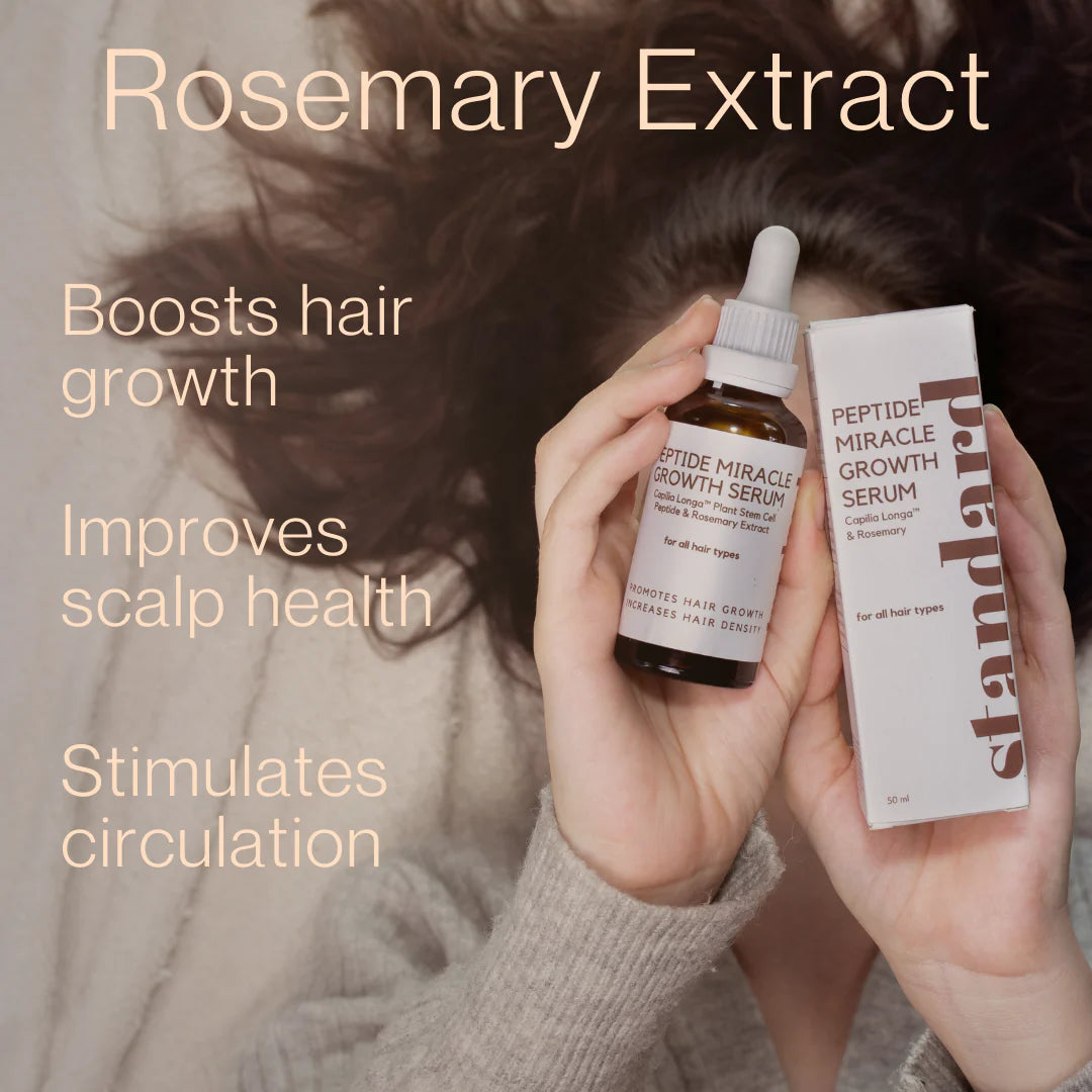 Standard Beauty - Peptide Miracle Hair Growth Serum | With Rosemary Extract & Plant-Stem-Cells
