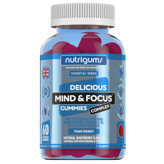 Nutrigums - Mind & Focus Ashwagandha Complex Gummy-Mental - 60 Gummies