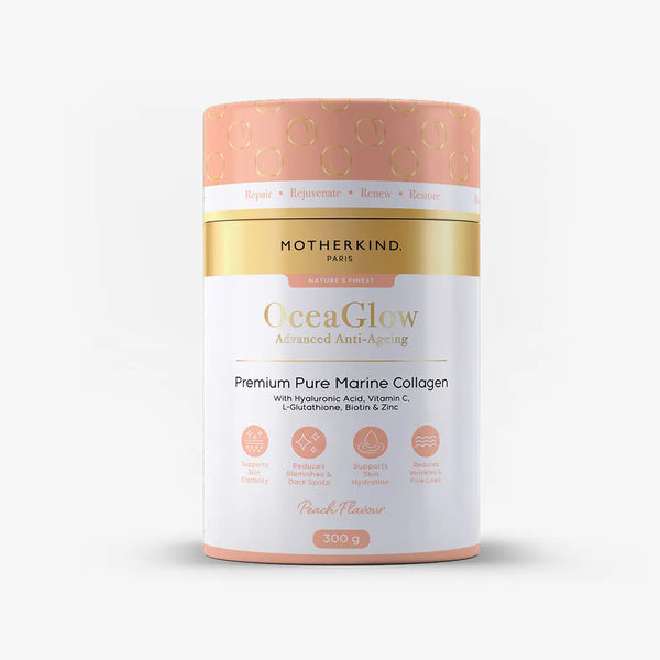 Motherkind - OceaGlow Marine Collagen Peach Flavoured 300g