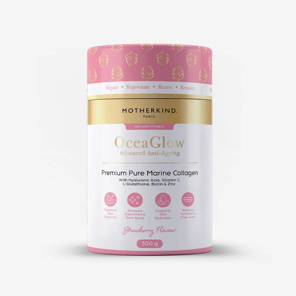 Motherkind - OceaGlow Marine Collagen Strawberry Flavoured 300g