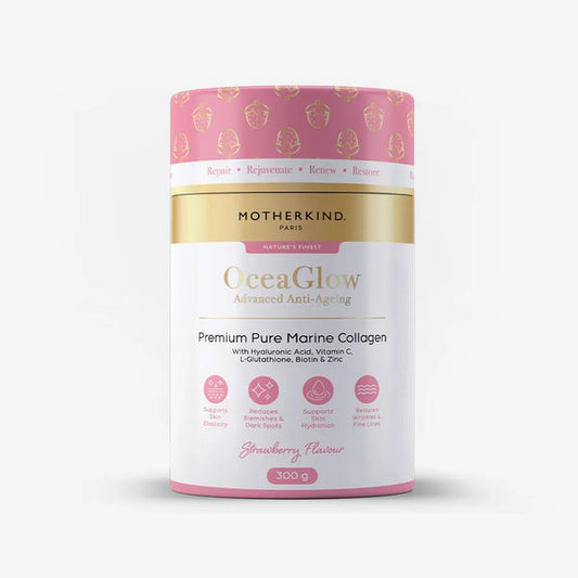 Motherkind - OceaGlow Marine Collagen Strawberry Flavoured 300g