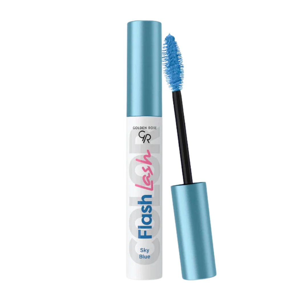 Golden Rose - Flash Lash And Liner Duo - Sky blue