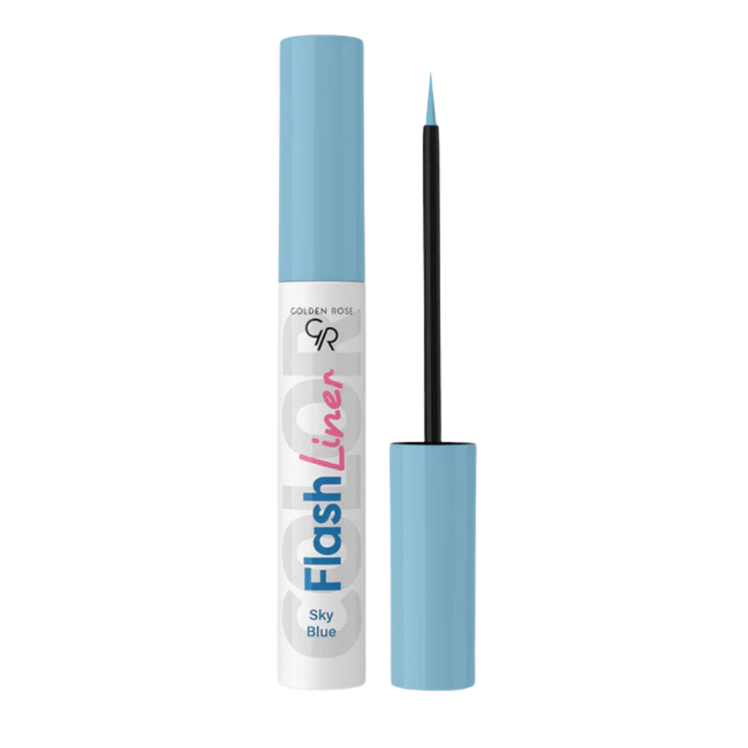 Golden Rose - Flash Lash And Liner Duo - Sky blue