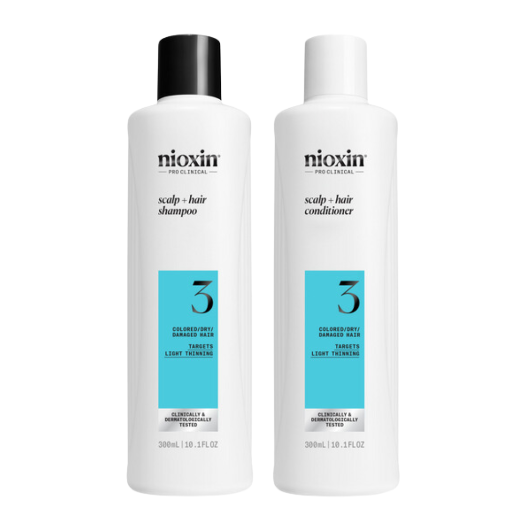 Nioxin System 3 Shampoo And Conditioner 300ml Bundle