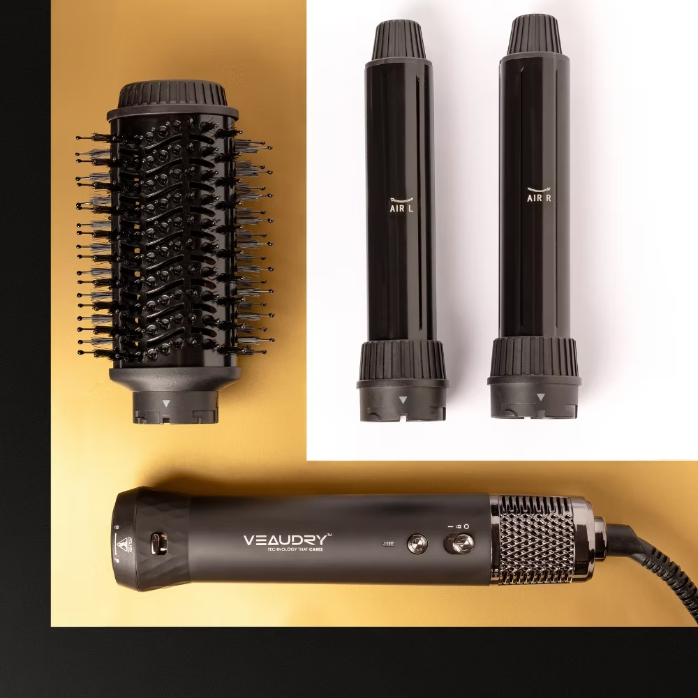 Veaudry - myAirStyler 2‑in‑1 Hot Brush & Air Curler