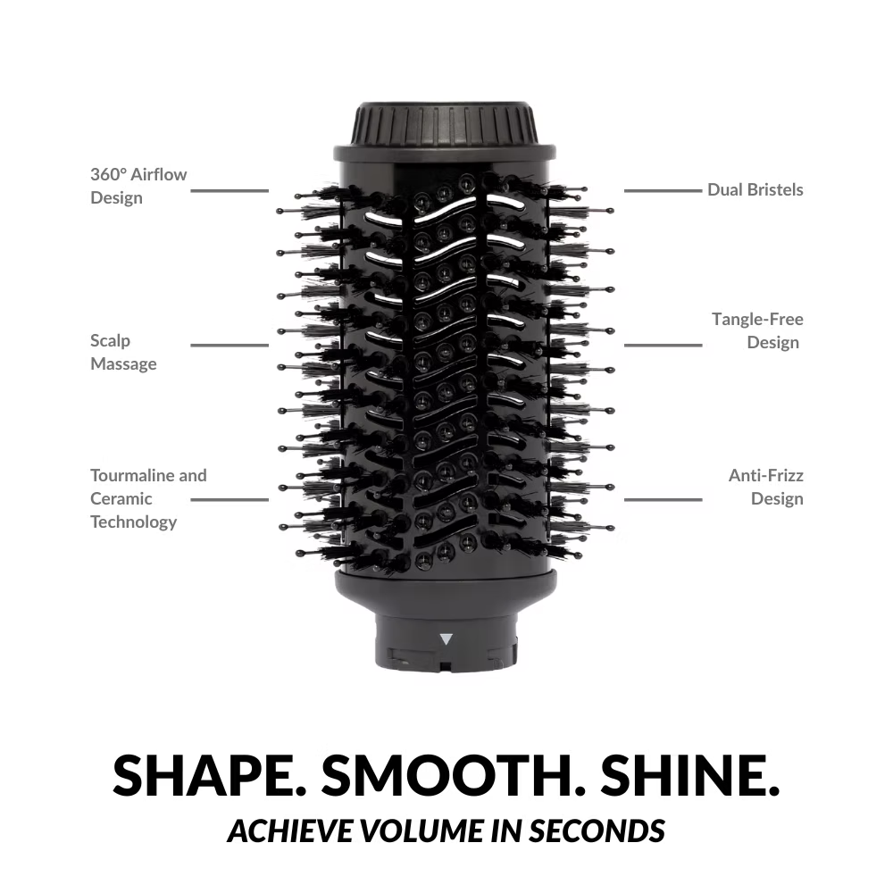 Veaudry - myAirStyler 2‑in‑1 Hot Brush & Air Curler