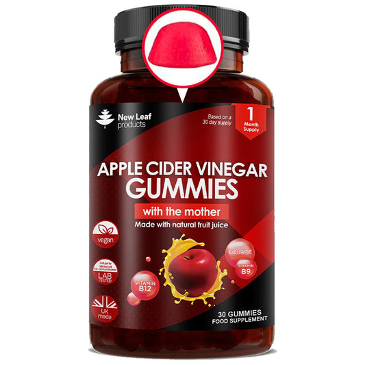 Apple Cider Vinegar Gummies Vegan + Vitamin B12 Folate