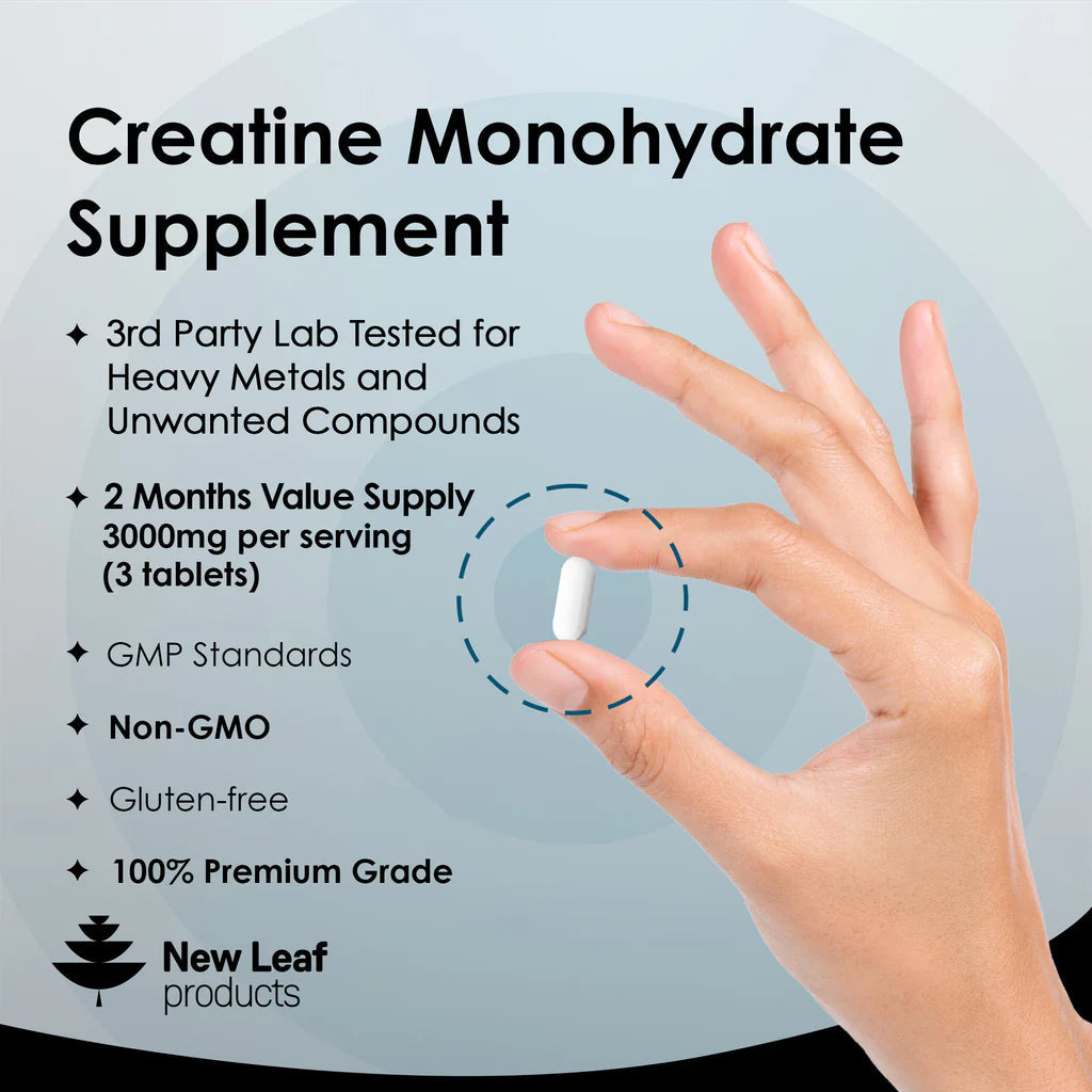 Creatine Monohydrate Tablets - 2 Months Supply