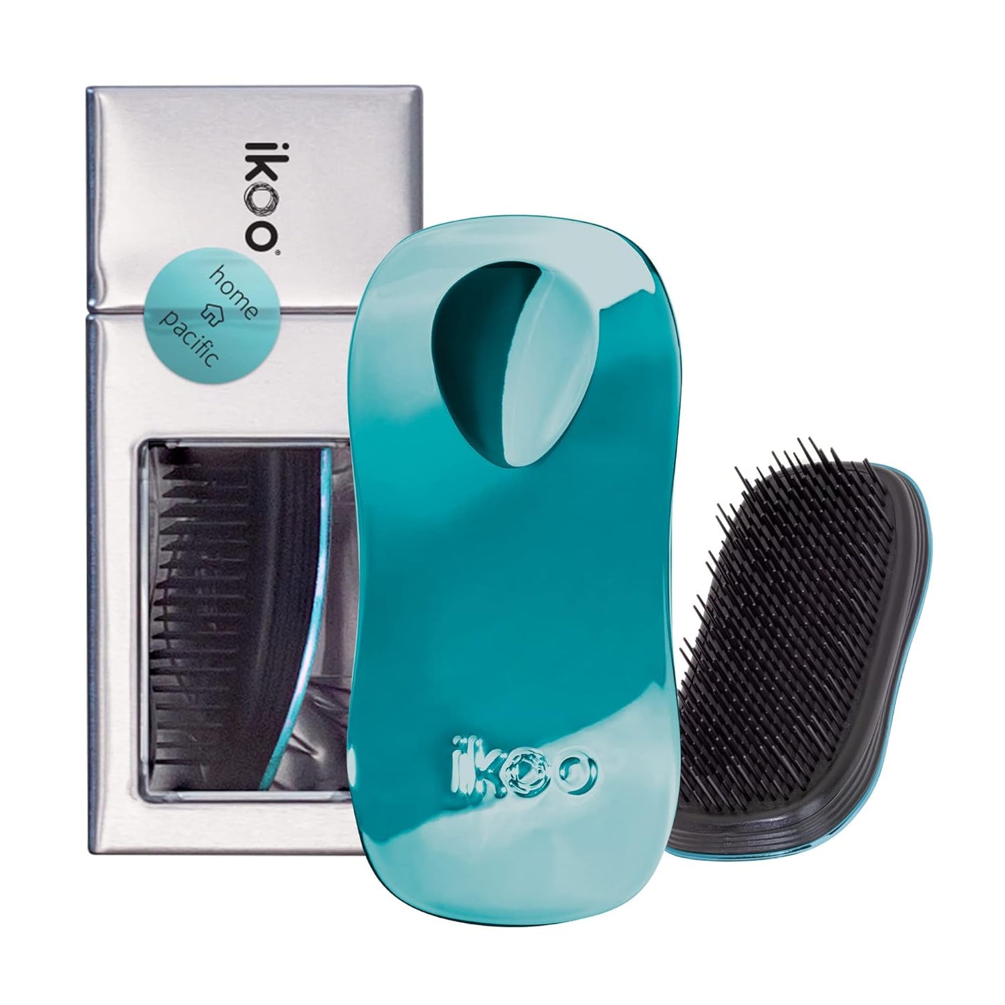 Ikoo - Detangling Brush - Pacific Metallic