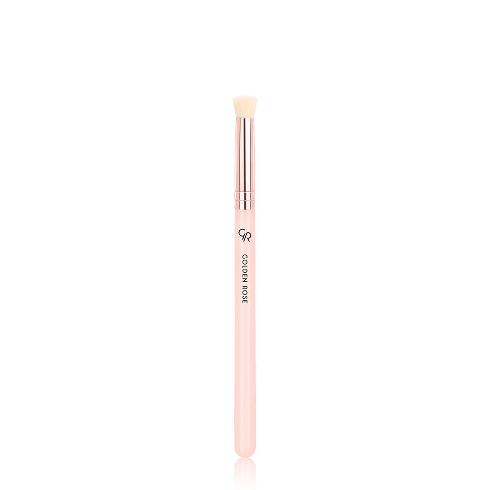 Golden Rose Angled Eyeshadow Brush - KolorzOnline