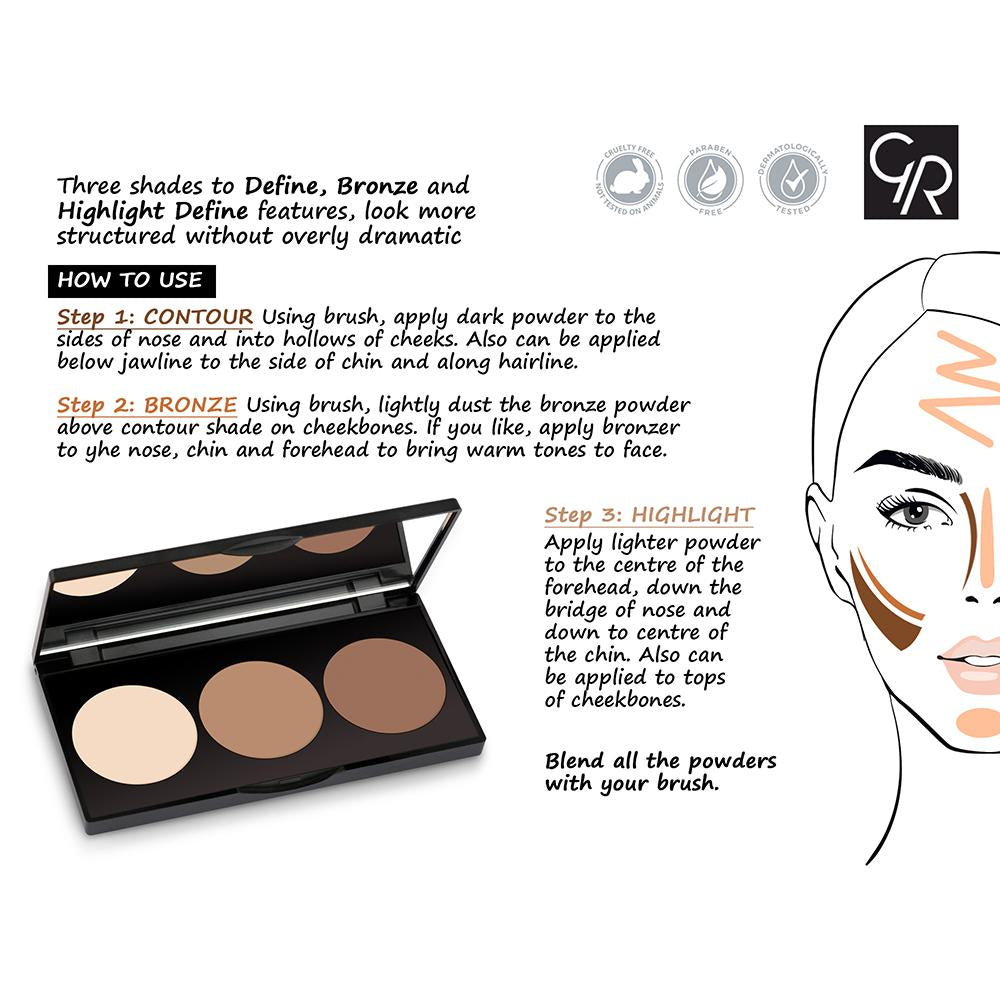 Golden Rose Contour Powder Kit - KolorzOnline