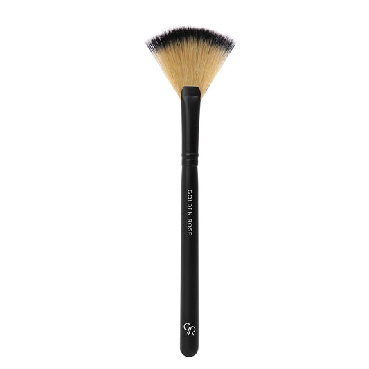Golden Rose Fan Brush - KolorzOnline