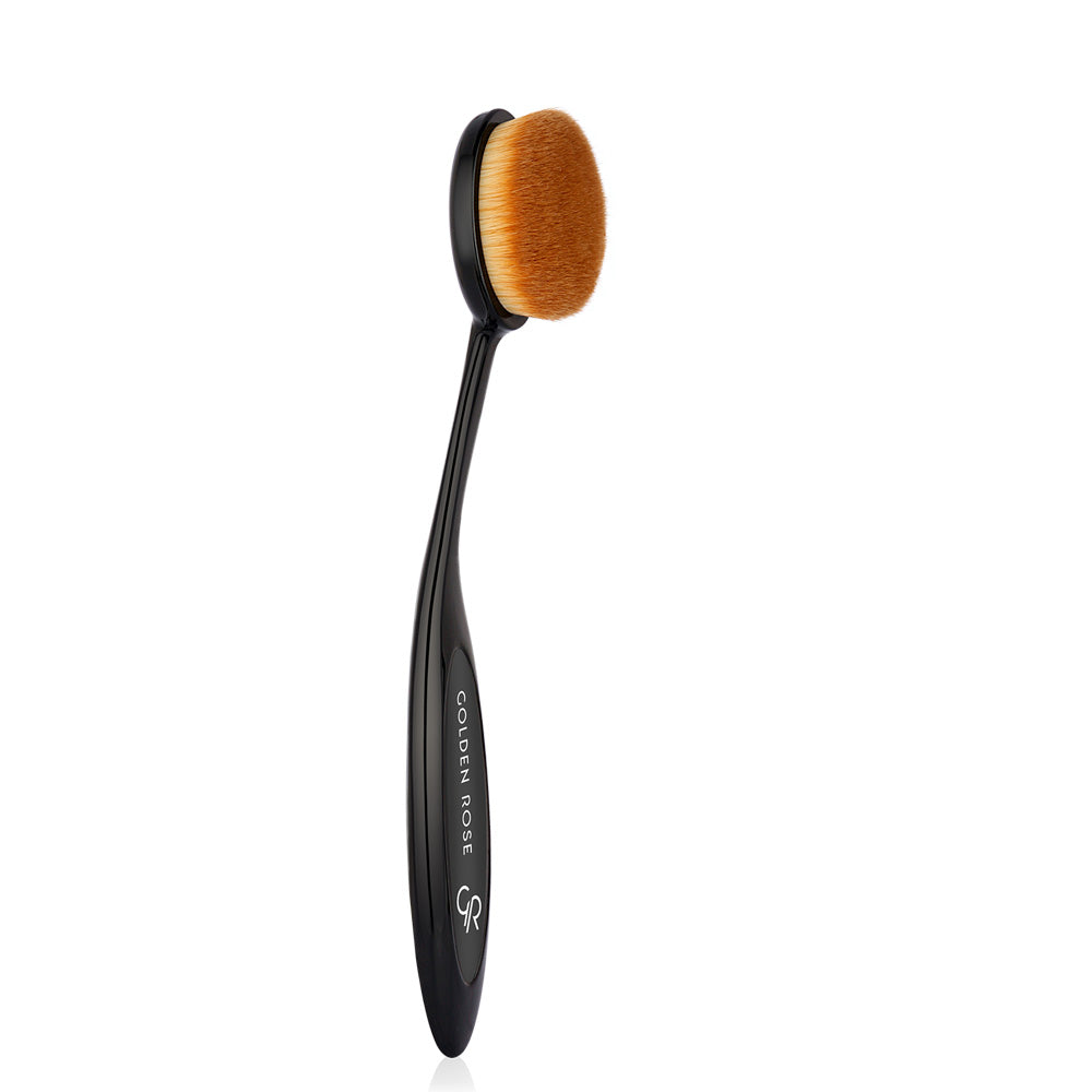 Golden Rose Oval Foundation, Blusher & Contour Brush - KolorzOnline