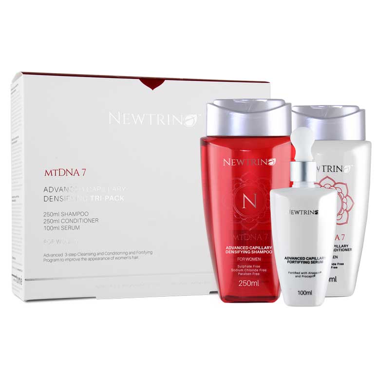 Hair Growth Shampoo: Newtrino - mtDNA 7 Tri-pack for Women - KolorzOnline