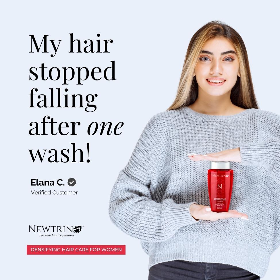 Hair Growth Shampoo: Newtrino - mtDNA 7 Twin Pack for Women