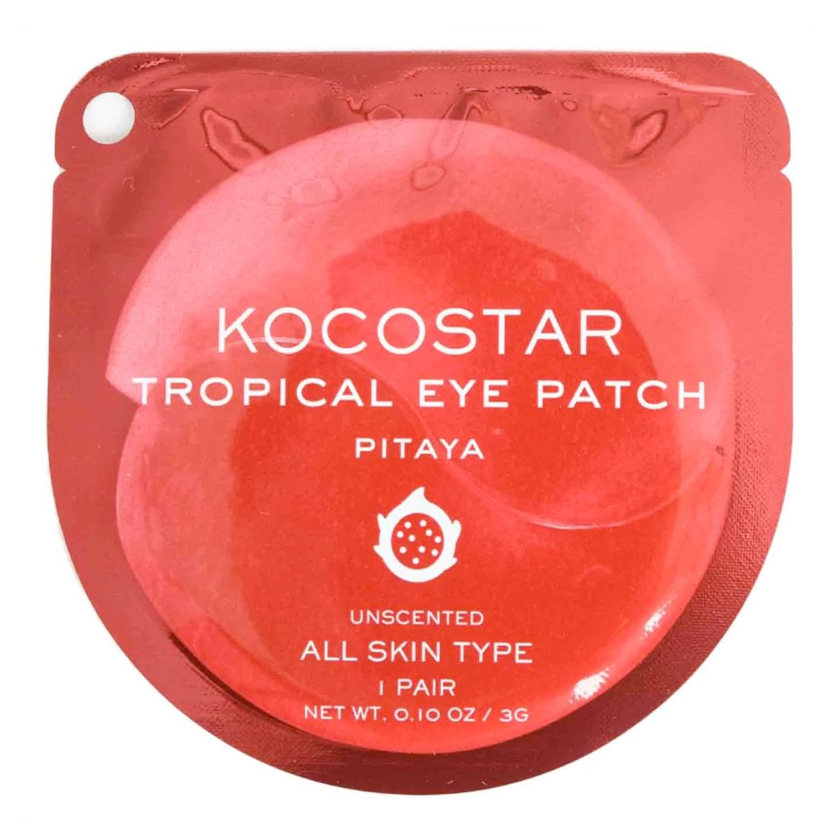 KOCOSTAR TROPICAL EYE PATCH – PITAYA 1 SINGLE USE SET OF 2 -