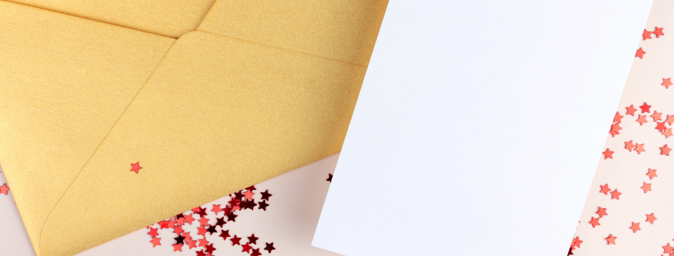 Luxury Gift Wrap - Personalized Letter in Envelope - Gift