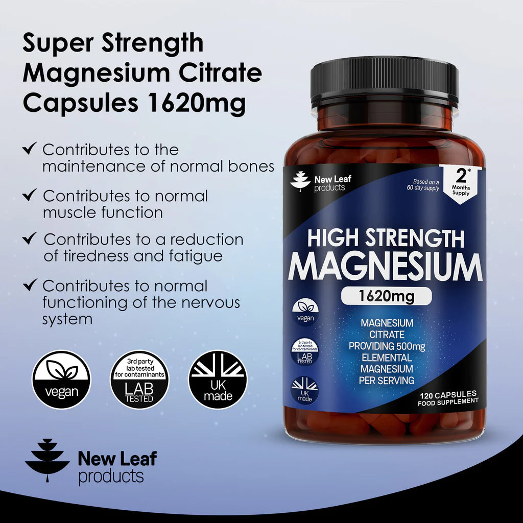 Magnesium 1620mg - 2 Months Supply