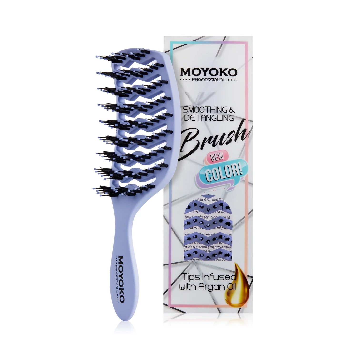 Moyoko - Detangling Brush - Pastel Lilac