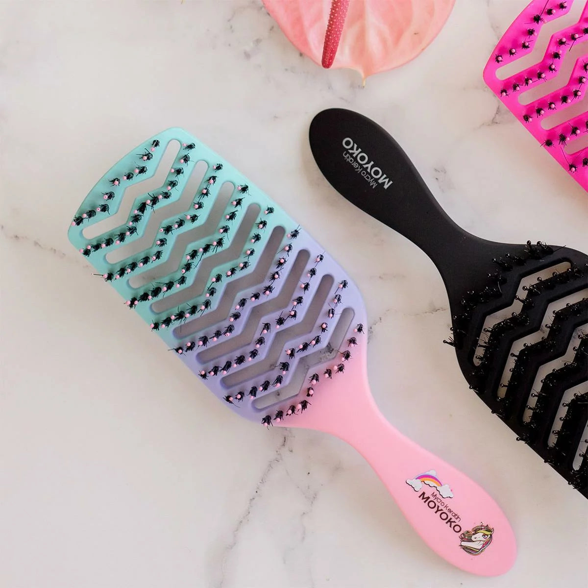 Moyoko - Detangling Brush - Unicorn