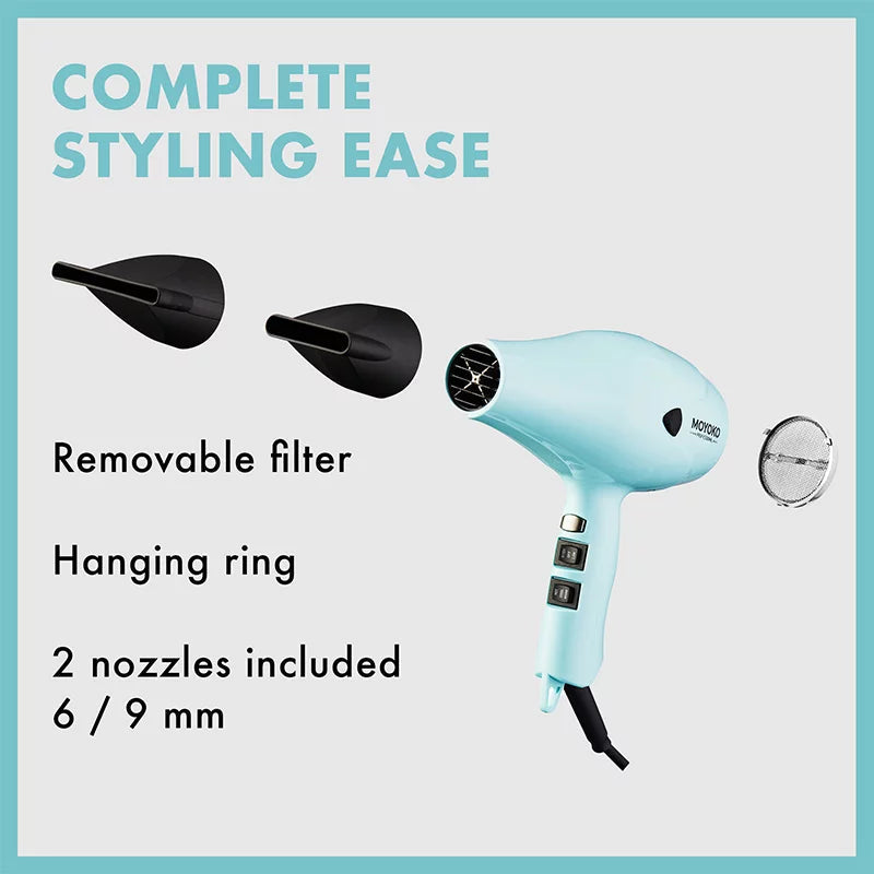 Moyoko - E8 Hairdryer - Blue