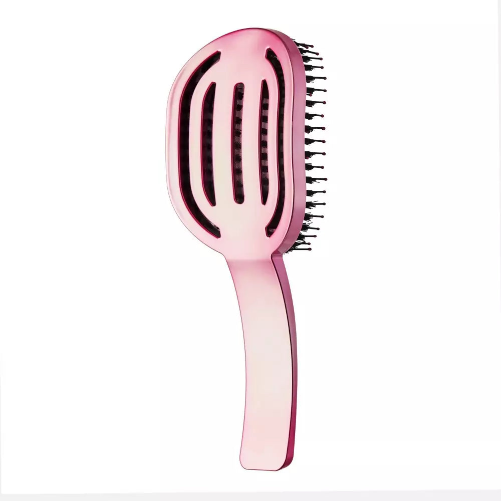 Moyoko - Hailo Detangling Brush - Pink Chrome